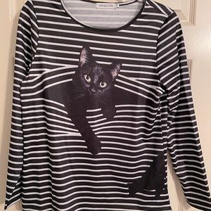 Long Sleeve Cat Shirt